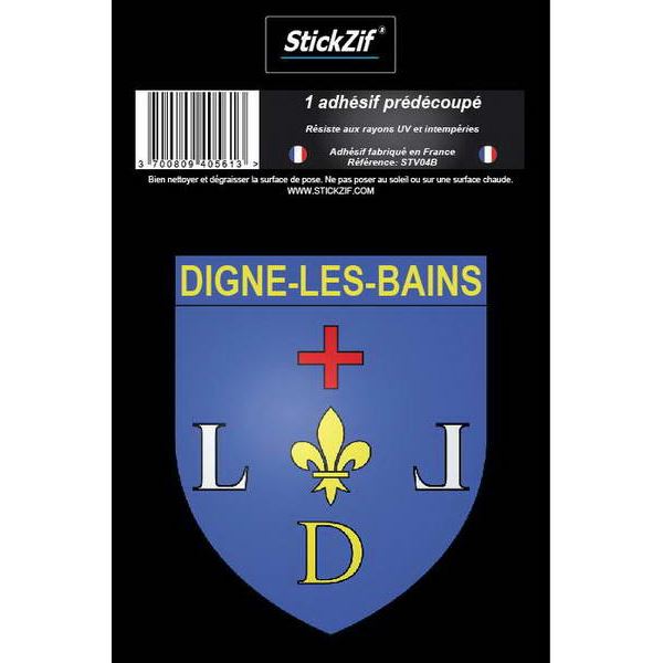 1 ADHÉSIF "VILLE" BLASON DIGNE