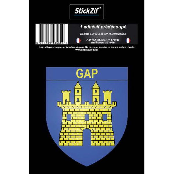 1 ADHÉSIF "VILLE" BLASON GAP