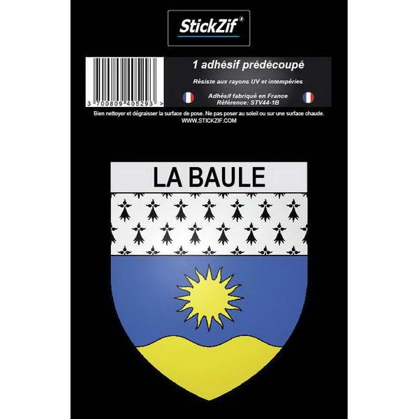 1 ADHÉSIF "VILLE" BLASON LA BAULE