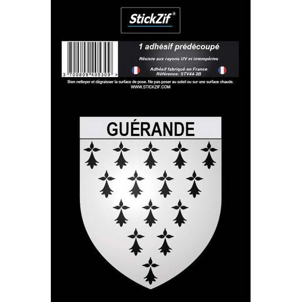 1 ADHÉSIF "VILLE" BLASON GUÉRANDE
