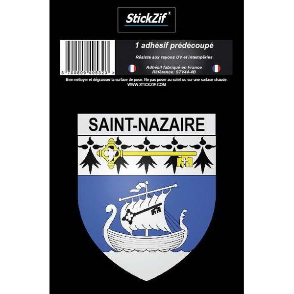 1 ADHÉSIF "VILLE" BLASON SAINT-NAZAIRE
