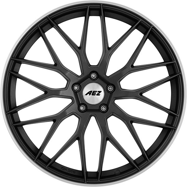 Jante alu Aez 18 pouces Gunmetal Mat/ Bord Poli