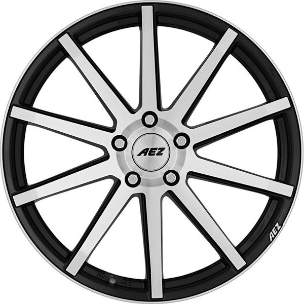 Jante alu Aez 19 pouces Noir Mat / Face Miroir