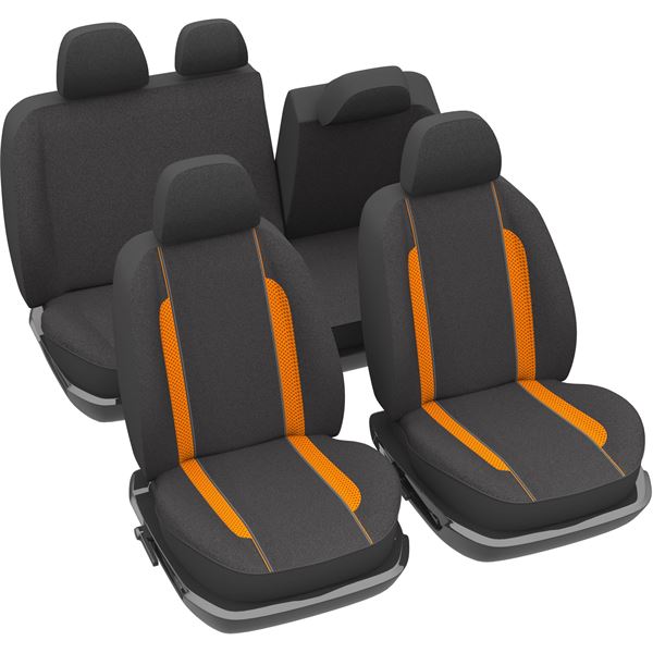 HOUSSE UNIVERSELLE FLUO ORANGE FRACTIONNABLE