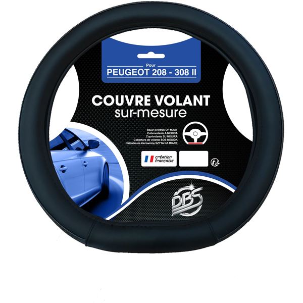 COUVRE VOLANT SUR MESURE POUR PEUGEOT 208/308