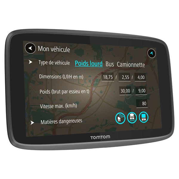 GPS POIDS LOURD TOMTOM GO PROFESSIONAL 520