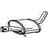 1 silencieux d'échappement intermédiaire Bosal 220025