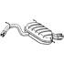 1 silencieux d'échappement arrière Bosal 220109