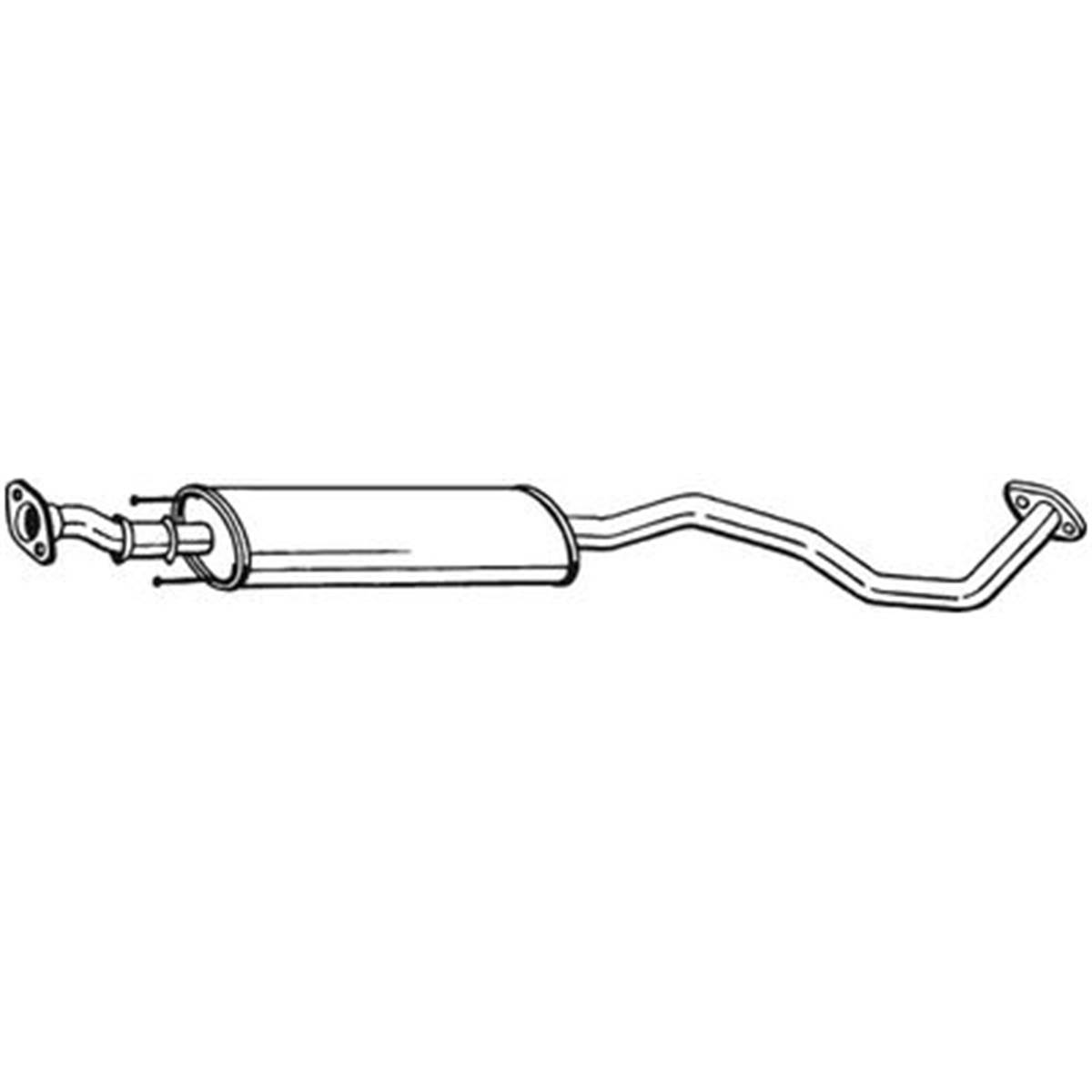 Silencieux D'échappement Intermédiaire Bosal 281889