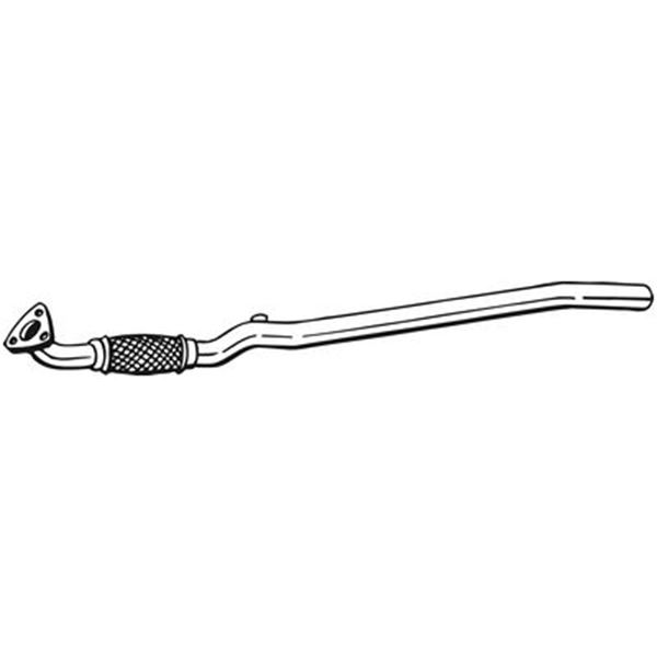 1 tuyau d'échappement avant Bosal 800223