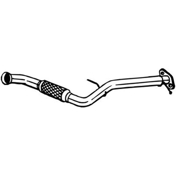 1 tuyau d'échappement avant Bosal 801195