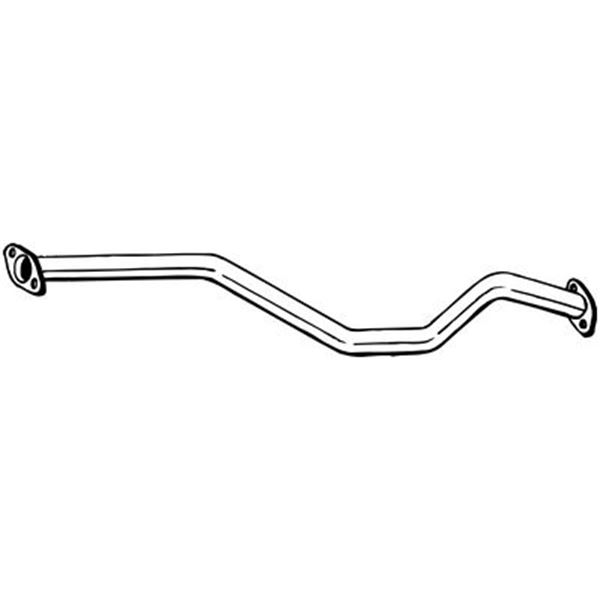 1 tuyau d'échappement intermédiaire Bosal 850123