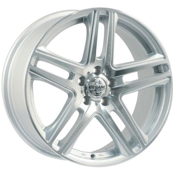 Jante aluminium Cesam 15 pouces Silver Poli