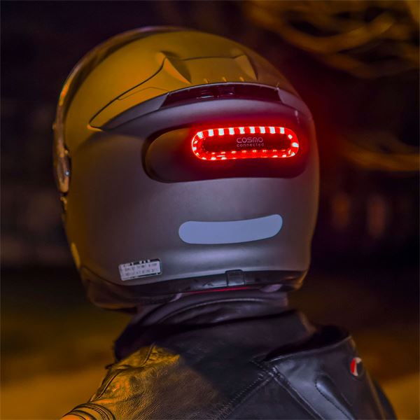 Feu de freinage amovible COSMO MOTO Noir Mat