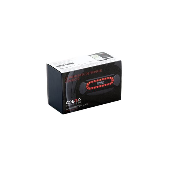 Feu de freinage amovible COSMO MOTO Noir Mat