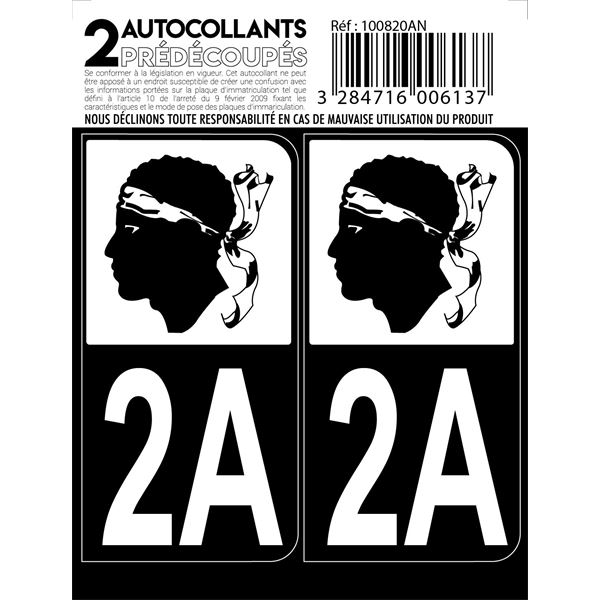 ADH DEPT 20A CORSE DU SUD NOIR
