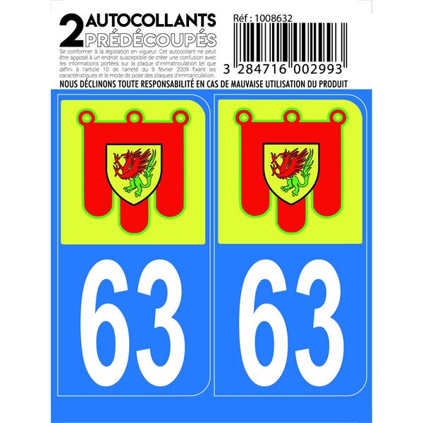 ADH DEPT 63 AUVERGNE BLASON