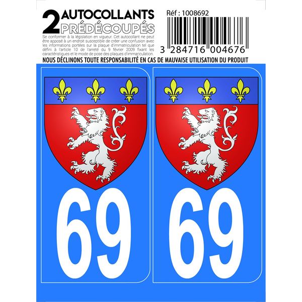 ADH DEPT 69 BLASON LYONNAIS