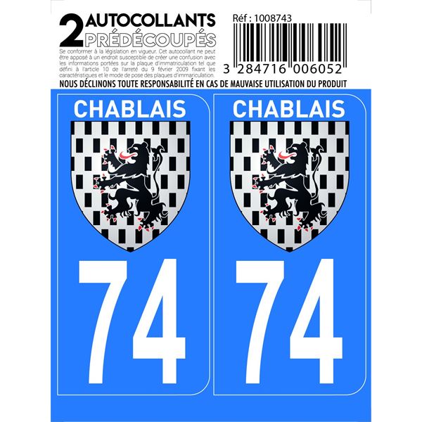 ADH DEPT 74 BLASON CHABLAIS