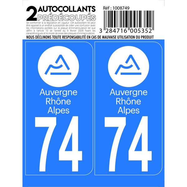 ADH DEPT 74 REGION RHONE ALPES AUVERG