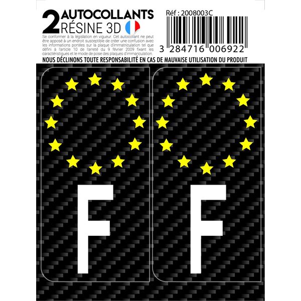 ADH DEPT 3D FRANCE EUROPE CARBONE