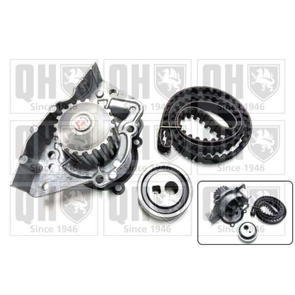 1 kit de distribution + 1 pompe à eau Quinton Hazell QBPK1201