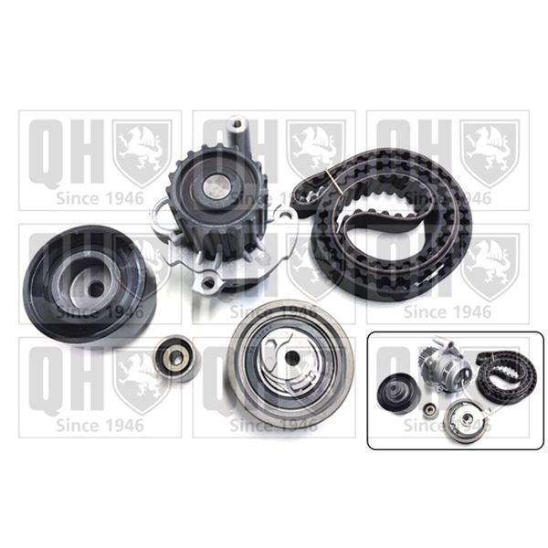 1 kit de distribution + 1 pompe à eau Quinton Hazell QBPK2691