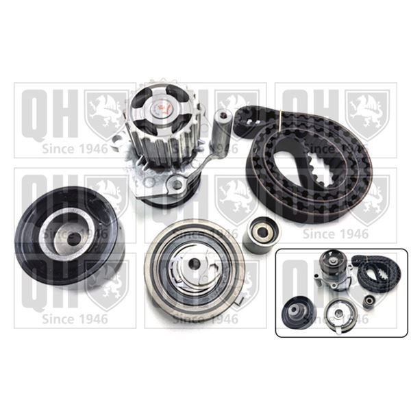 1 kit de distribution + 1 pompe à eau Quinton Hazell QBPK2692