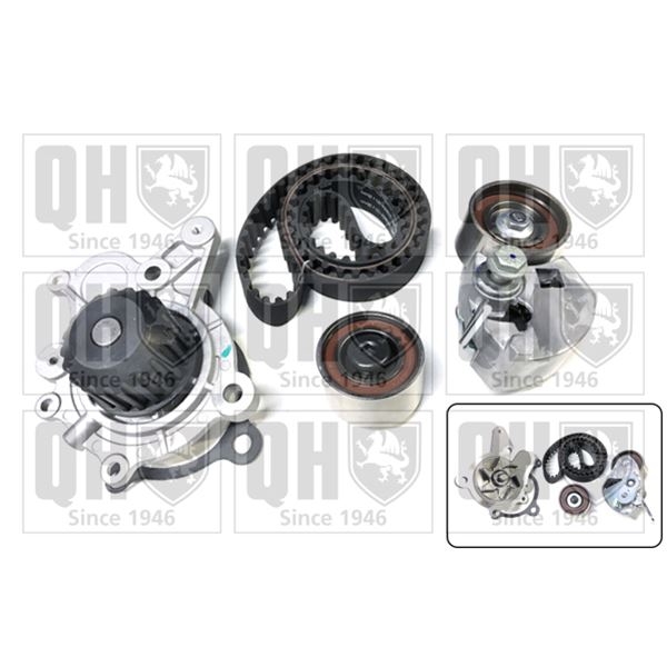 1 kit de distribution + 1 pompe à eau Quinton Hazell QBPK7450