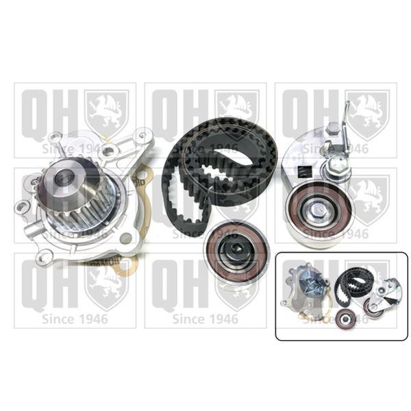 1 kit de distribution + 1 pompe à eau Quinton Hazell QBPK7451
