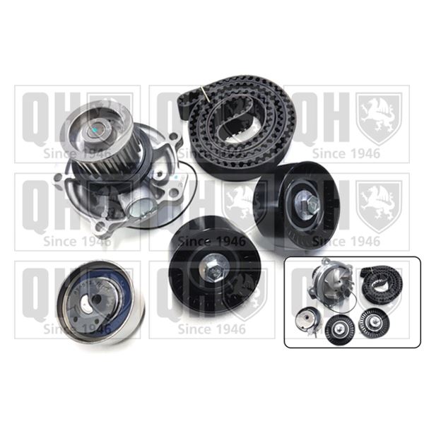 1 kit de distribution + 1 pompe à eau Quinton Hazell QBPK7610