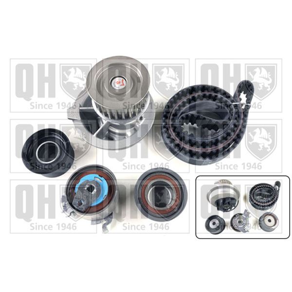 1 kit de distribution + 1 pompe à eau Quinton Hazell QBPK7620