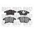 4 plaquettes de frein avant Quinton Hazell BP1865