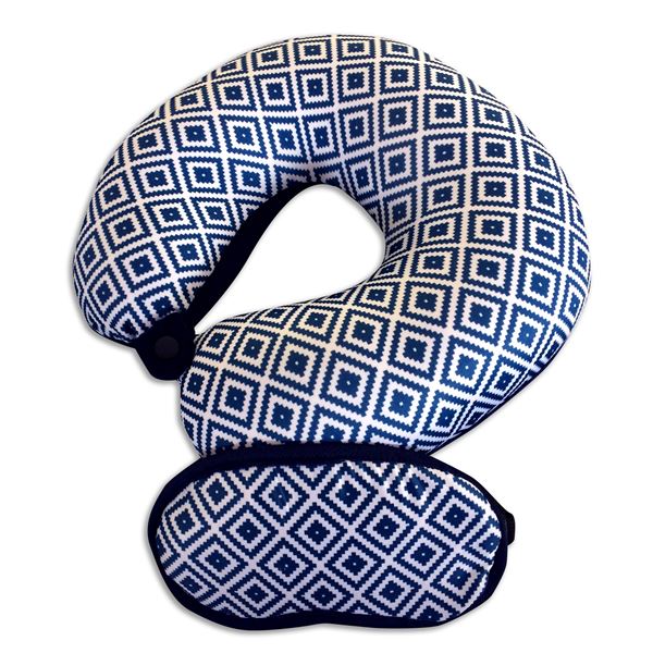 Cale-nuque et masque de nuit Happy Trip Graphic