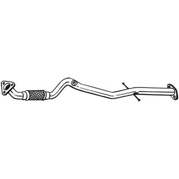 1 tuyau d'échappement avant Bosal 850147