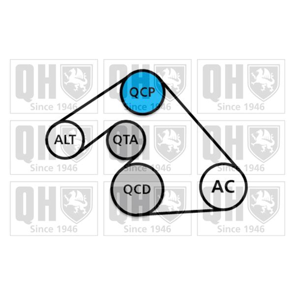 1 kit d'entrainement Quinton Hazell QDK120