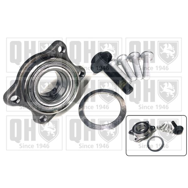 1 kit de roulement de roue arrière Quinton Hazell QWB1606