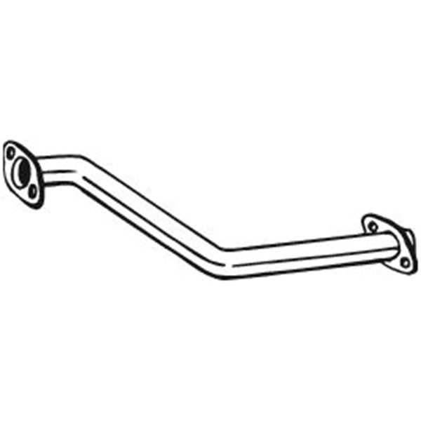 1 tuyau d'échappement avant Bosal 750277