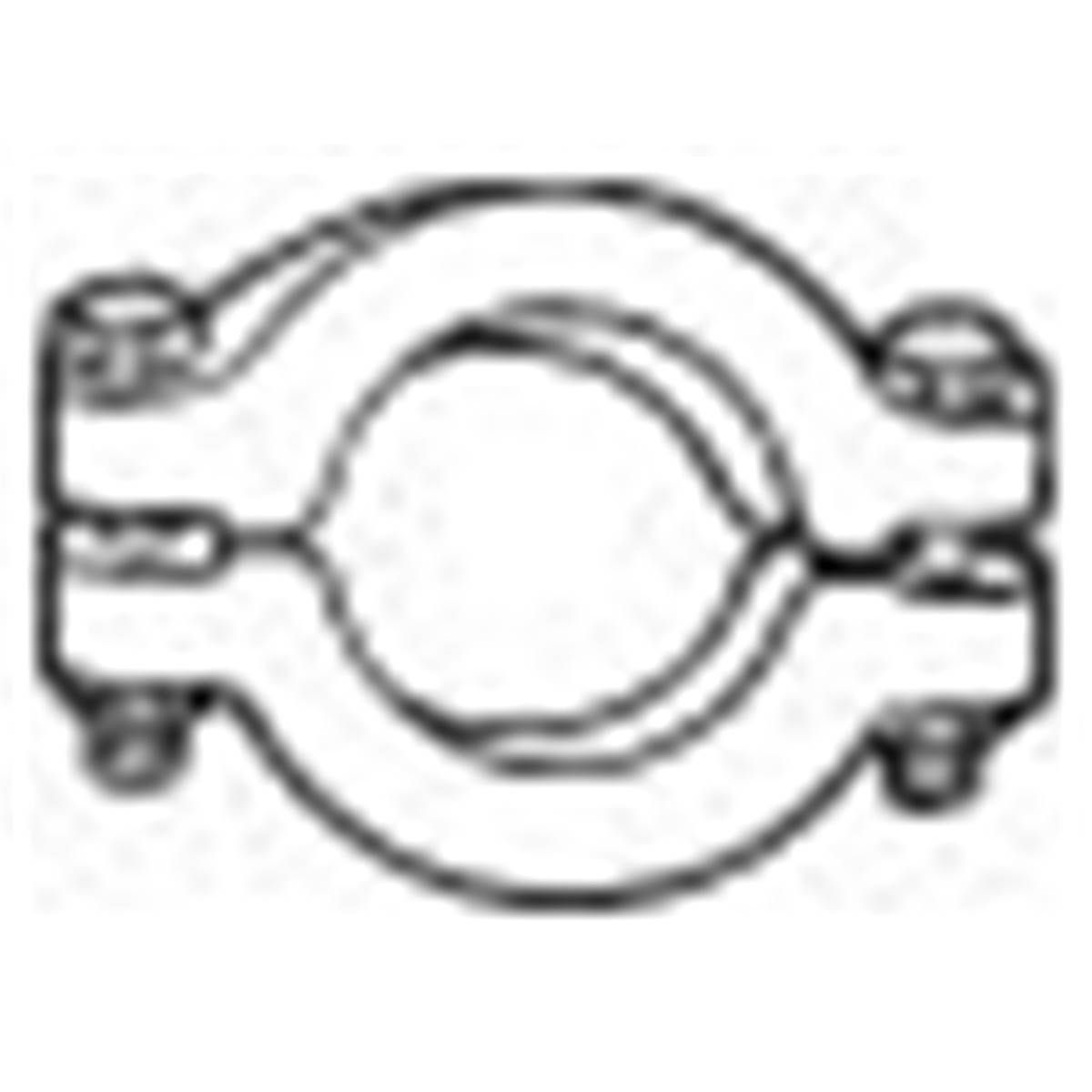 Collier D'échappement Bosal 254270