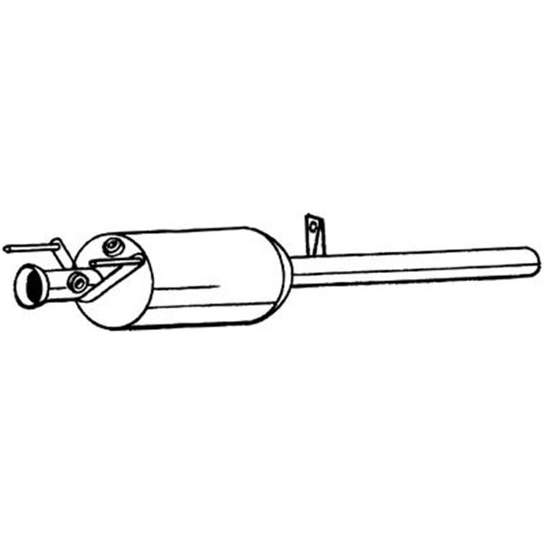 1 filtre à particules Bosal 097072