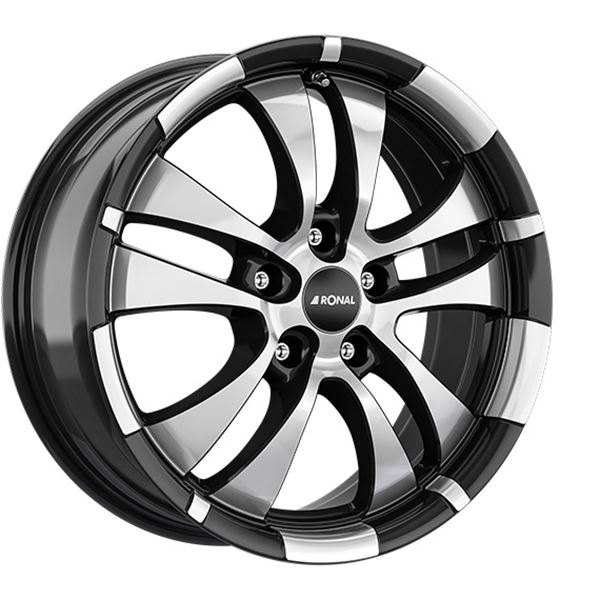 Jante aluminium Ronal 18 pouces Noir Face Polie