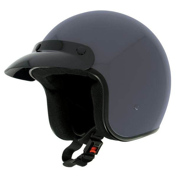 Casque demi-jet uni MQS T.S