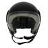 Casque jet uni noir MQS T.S