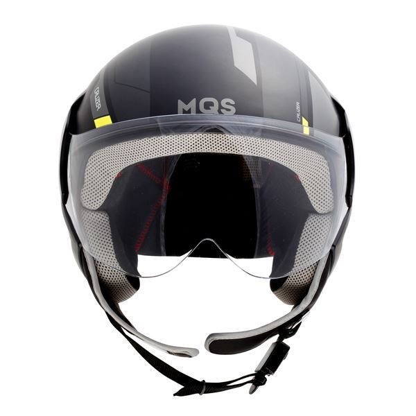 Casque jet graphic noir MQS T.XL