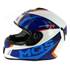 Casque intégral graphic bleu MQS T.XL
