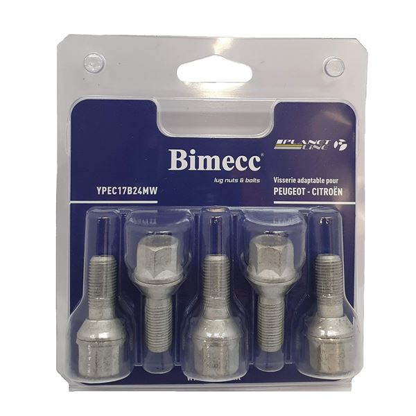 5 VIS ADAPTABLES POUR PEUGEOT CITROEN 12X1.25X26/49