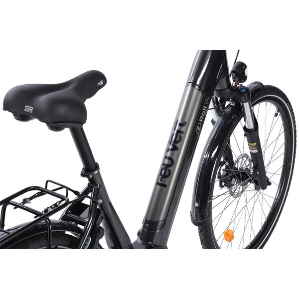 Vélo de ville électrique mixte Feu Vert E-Roll 94 taille 45 Pneus 26"