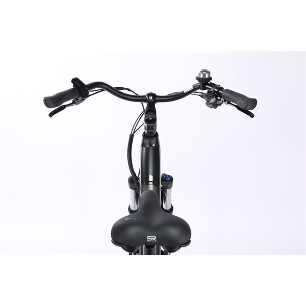 Vélo de ville électrique mixte Feu Vert E-Roll 94 taille 45 Pneus 26"
