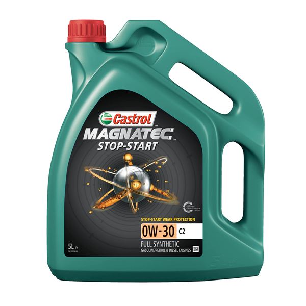 Huile moteur CASTROL Magnatec Stop-start C2 Essence/Diesel 0W30 5L