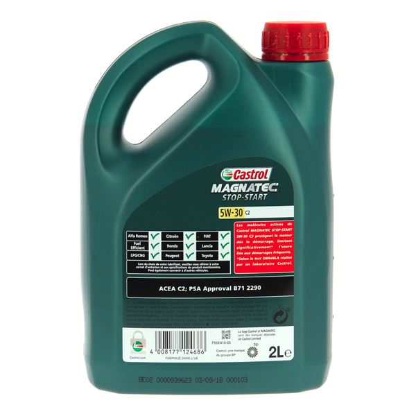 CASTROL 5W30 C2 PSA 2290 2L
